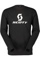 SCOTT Fahrrad-Kapuzenpullover - ICON LS - Schwarz