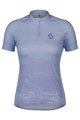 SCOTT Kurzarm Fahrradtrikot - ENDURANCE 30 - Hellblau