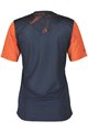 SCOTT Kurzarm Fahrradtrikot - TRAIL VERTIC SS LADY - Blau/Orange