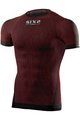 SIX2 Kurzarm Fahrrad-Shirt - TS1 II - bordeaux