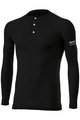 SIX2 Langarm Fahrrad-Shirt - SERAFINO MERINOS - Schwarz