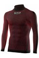 SIX2 Langarm Fahrrad-Shirt - TS2 II - bordeaux