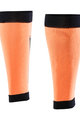 SIX2 Knielange Fahrradbeinlinge - CALF - Orange/Schwarz