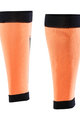 SIX2 Knielange Fahrradbeinlinge - CALF - Schwarz/Orange