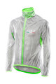 SIX2 Winddichte Fahrradjacke - GHOST - Transparent/Grün