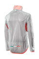 SIX2 Winddichte Fahrradjacke - GHOST - Rot/Transparent