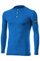 SIX2 Langarm Fahrrad-Shirt - SERAFINO MERINO - Grau