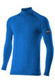 SIX2 Langarm Fahrrad-Shirt - TS3 MERINOS - Blau