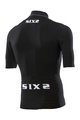 SIX2 Kurzarm Fahrradtrikot - BIKE3 CHROMO - Schwarz