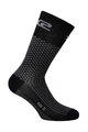 SIX2 Klassische Fahrradsocken - SHORT LOGO - Grau/Schwarz