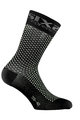 SIX2 Klassische Fahrradsocken - COMP SHO - Grau/Schwarz