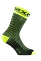 SIX2 Klassische Fahrradsocken - COMP SHO - Gelb/Schwarz