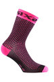 SIX2 Klassische Fahrradsocken - COMP SHO - Rosa/Schwarz