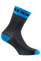 SIX2 Klassische Fahrradsocken - SHORT S - Hellblau/Schwarz