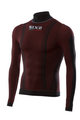 SIX2 Langarm Fahrrad-Shirt - TS3 - Rot