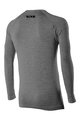 SIX2 Langarm Fahrrad-Shirt - SERAFINO MERINOS - Grau