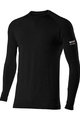 SIX2 Langarm Fahrrad-Shirt - TS2 MERINOS - Schwarz