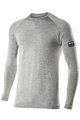 SIX2 Langarm Fahrrad-Shirt - TS2 MERINOS - Grau