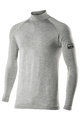 SIX2 Langarm Fahrrad-Shirt - TS3 MERINOS - Grau