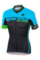 SPORTFUL Kurzarm Fahrradtrikot - SC TEAM - Schwarz/Hellblau