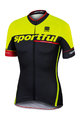 SPORTFUL Kurzarm Fahrradtrikot - SC TEAM - Schwarz/Gelb