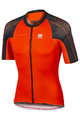 SPORTFUL Kurzarm Fahrradtrikot - BODYFIT SPEEDSKIN - Orange/Schwarz