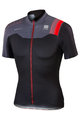 SPORTFUL Kurzarm Fahrradtrikot - BODYFIT PRO TEAM - Schwarz/Grau