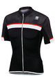 SPORTFUL Kurzarm Fahrradtrikot - PISTA - Rot/Schwarz/Weiß