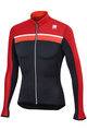 SPORTFUL Langarm Fahrradtrikot für den Sommer - PISTA SUMMER - Rot/Grau