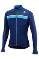 SPORTFUL Langarm Fahrradtrikot für den Sommer - PISTA SUMMER - Blau