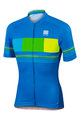 SPORTFUL Kurzarm Fahrradtrikot - STRIPE - Gelb/Blau