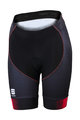SPORTFUL Fahrradshorts ohne Träger - GRUPPETTO PRO LADY - Rosa/Schwarz