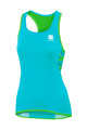 SPORTFUL Fahrrad-Muskelshirt - STELLA LADY - Türkis/Grün