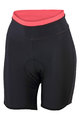 SPORTFUL Fahrradshorts ohne Träger - STELLA LADY - Schwarz/Rosa