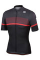 SPORTFUL Kurzarm Fahrradtrikot - FREQUENCE - Schwarz/Rot/Grau