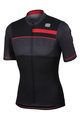 SPORTFUL Kurzarm Fahrradtrikot - SQUADRA CORSE - Rot/Grau/Schwarz