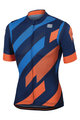 SPORTFUL Kurzarm Fahrradtrikot - VOLT - Orange/Blau