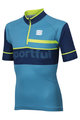 SPORTFUL Kurzarm Fahrradtrikot - SQUADRA CORSE KIDS - Hellblau/Gelb/Blau