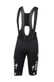 SPORTFUL Kurze Fahrradhose mit Trägern - BORA HANSGROHE 2018 - Schwarz