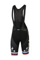 SPORTFUL Kurze Fahrradhose mit Trägern - BORA HANSGROHE 2020 - Schwarz/mehrfarbig