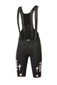 SPORTFUL Kurze Fahrradhose mit Trägern - BORA HANSGROHE 2020 - Schwarz