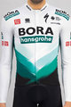 SPORTFUL Langarm Fahrradtrikot für den Winter - BORA 2021 WINTER - Grau/Grün