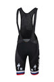 SPORTFUL Kurze Fahrradhose mit Trägern - BORA HANSGROHE 2019 - mehrfarbig/Schwarz