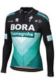 SPORTFUL Langarm Fahrradtrikot für den Winter - BORA 2019 WINTER - Schwarz/Grün