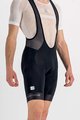 SPORTFUL Kurze Fahrradhose mit Trägern - NEO - Schwarz