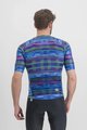 SPORTFUL Kurzarm Fahrradtrikot - GLITCH BOMBER - mehrfarbig/Blau