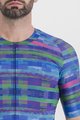 SPORTFUL Kurzarm Fahrradtrikot - GLITCH BOMBER - mehrfarbig/Blau