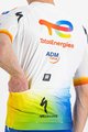 SPORTFUL Kurzarm Fahrradtrikot - TOTAL ENERGIES 2022 - Weiß/Blau/Orange/Gelb