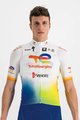 SPORTFUL Fahrradweste - TOTAL ENERGIES 2022 - Orange/Blau/Gelb/Weiß