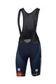 SPORTFUL Kurze Fahrradhose mit Trägern - BAHRAIN MERIDA 2019 - Blau
